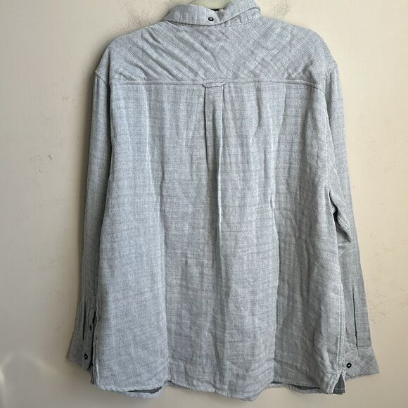 Carbon2Cobalt Mens Gray Full Button Shirt XL - Picture 7 of 8